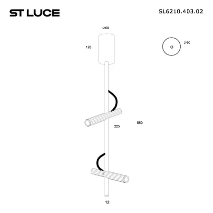 Подвесной светильник ST Luce LILT SL6210.403.02