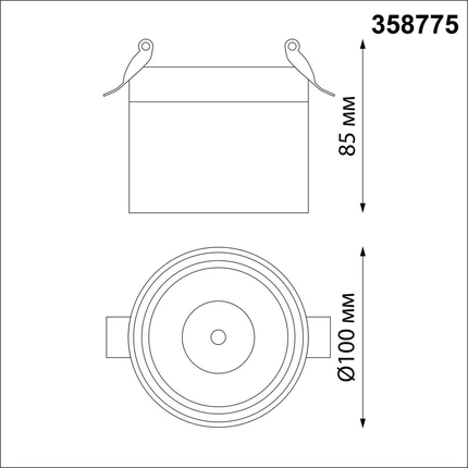 Спот Novotech GRODA 358775