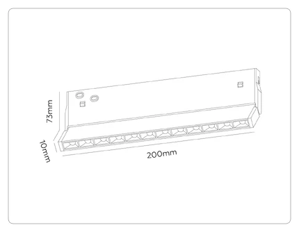 Магнитный трековый светильник Ambrella light MAGNETIC 10 48В GL2359