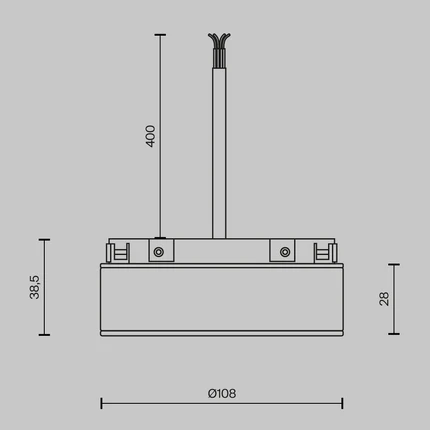 Блок питания 220V 100W Maytoni TRA172DR-100W-DS-B
