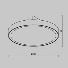 Фото трековые светильники O-TR01-1-F-18WB3K