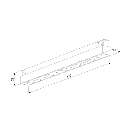 Магнитный трековый светильник Elektrostandard LINE MAGNETIC 85528/01 4690389220692