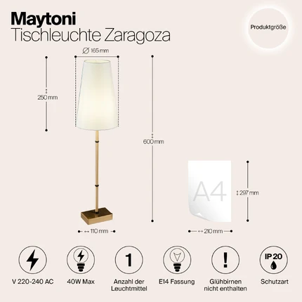 Потолочная люстра Maytoni ZARAGOZA H001CL-05BS