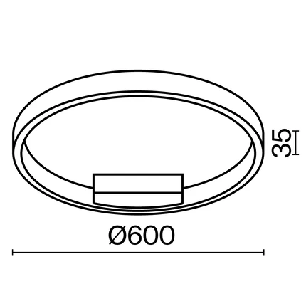 Потолочный светильник Maytoni RIM MOD058CL-L35WK