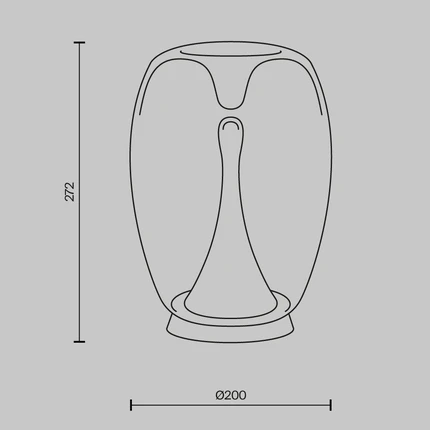 Декоративная настольная лампа Maytoni SPLASH MOD282TL-L15G3K