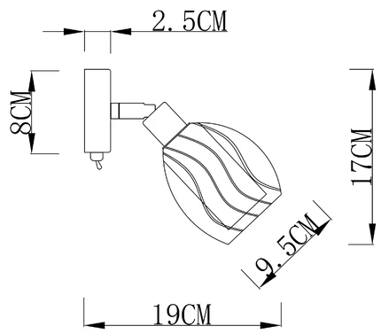 Спот Arte Lamp BIHAM A3184AP-1AB
