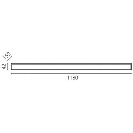 Линейный светильник Lightstar TRITO BASE 457467
