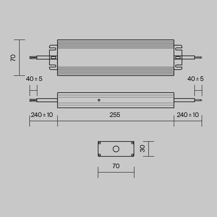 Блок питания Maytoni POWER SUPPLY MAGNETIC PSL008-200W-48V-IP67