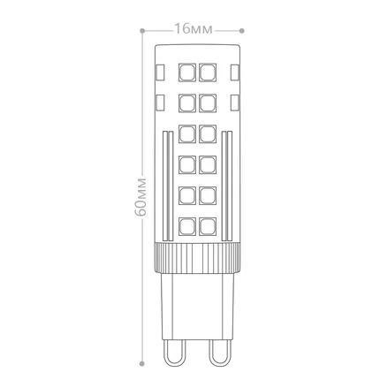 Светодиодная лампа Feron 7W 600Lm 6400K G9 25768
