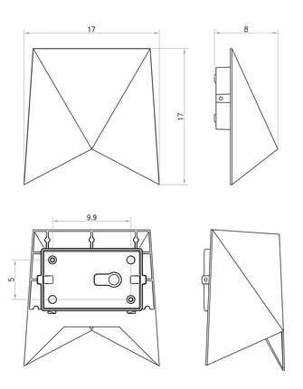 Фасадный светильник Arte Lamp BUSTA A1609AL-1BK