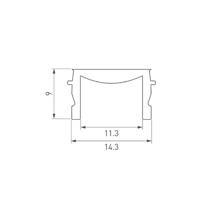 Экран матовый HR-M-IP65-3000 Arlight 065929