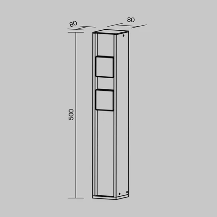 Уличная розетка Maytoni SOCKET O459FL-GF02SC