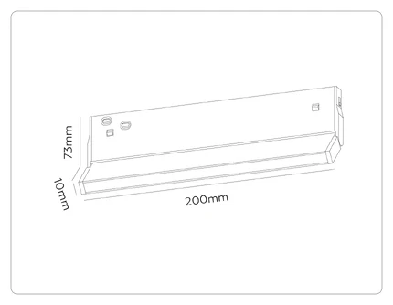 Магнитный трековый светильник Ambrella light MAGNETIC 10 48В GL2349