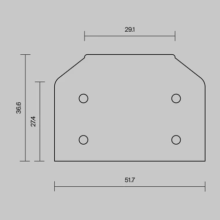 Комплект заглушек (2шт) Maytoni ACCESSORIES FOR TRACKS EXILITY TRAM034MPEC-S