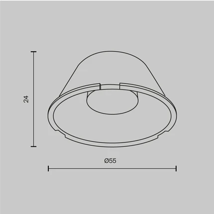 Линза для спотов Maytoni FOCUS LED LensD49-24