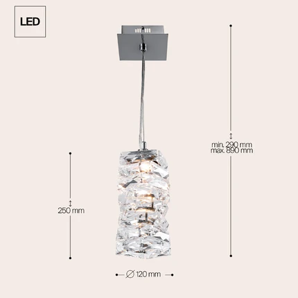 Подвесной светильник Maytoni COIL MOD124PL-L3CH3K