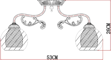 Потолочная люстра Arte Lamp CHARLOTTE A7062PL-3WG