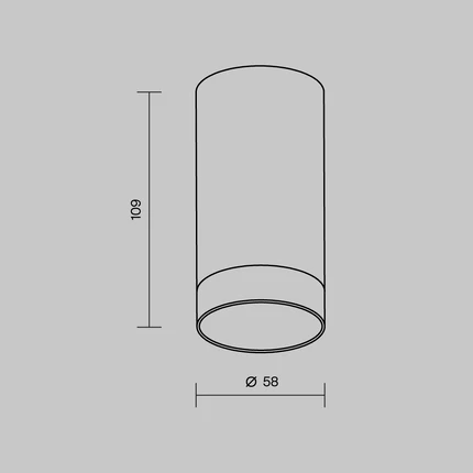 Точечный накладной светильник Maytoni LUXE O500CL-L5W3K