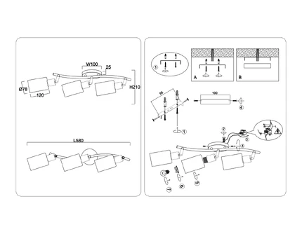 Спот Ambrella light LOFT TR8722