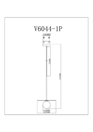Подвесной светильник Moderli SCRUMBEL V11572-1P