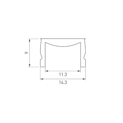 Экран матовый HR-M-IP20-3000 Arlight 065927
