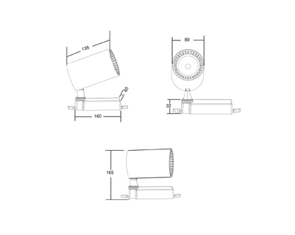 Трековый светильник Maytoni TRINITY VUORO TR029-3-30W3K-W