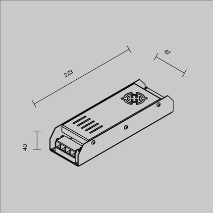 Блок питания 12V 300W Maytoni 811002