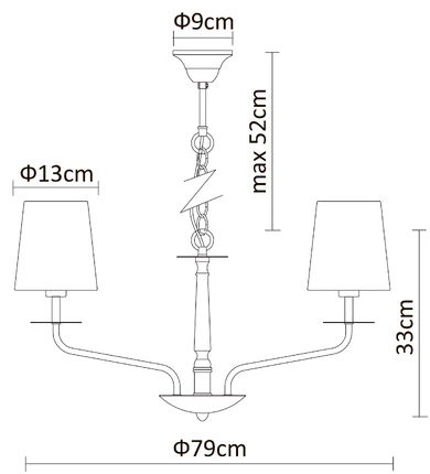 Подвесная люстра Arte Lamp EDDA A1048LM-10CC