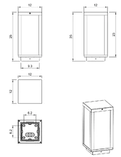 Фото ландшафтные светильники A4559FN-1BK