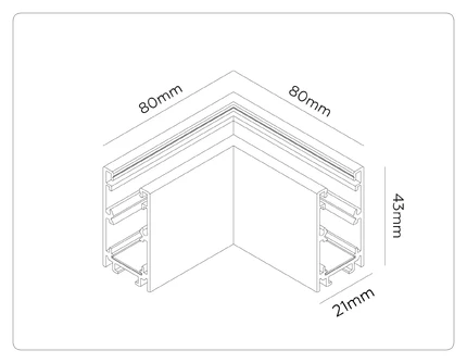 Коннектор для магнитного шинопровода Ambrella light MAGNETIC 10 48В GL1960