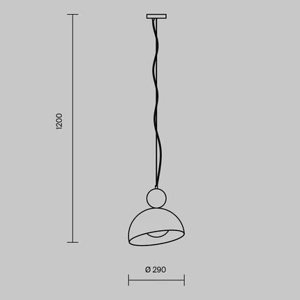 Подвесной светильник Freya BOWL FR5439PL-01B