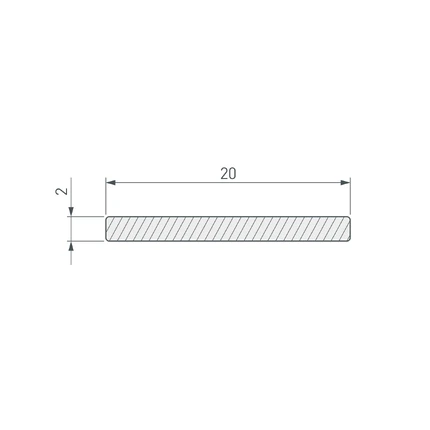 Профиль несветовой декоративный ARH-W20-3000 BLACK Arlight 063285