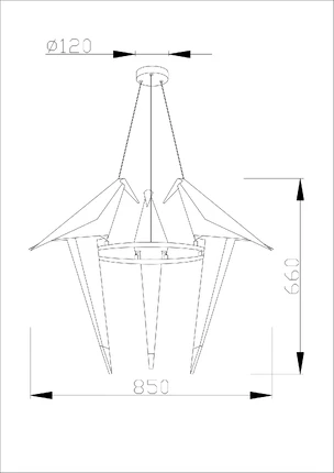 Подвесная люстра Moderli BIRDS V3071-3PL