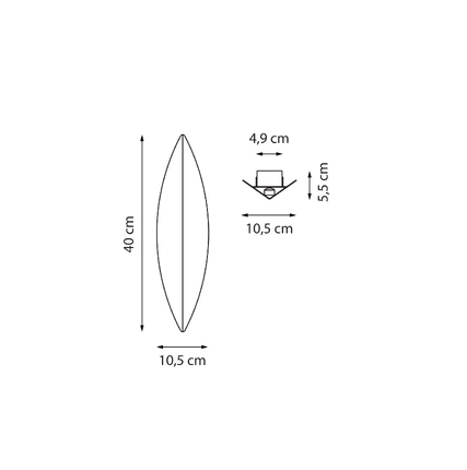 Декоративная подсветка Lightstar MURO FOGLIA 808674