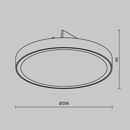 Трековый светильник Maytoni ZON IP O-TR01-1-F-25WW3K
