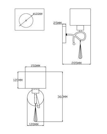 Бра Moderli CHILLY V2570-1W