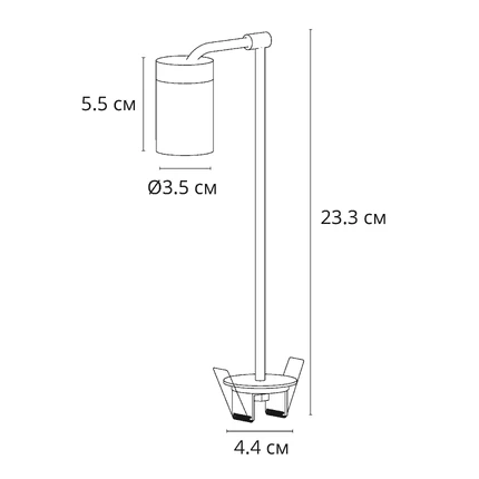 Подсветка для ювелирных изделий Arte Lamp PRESTO A6395LT-1BK