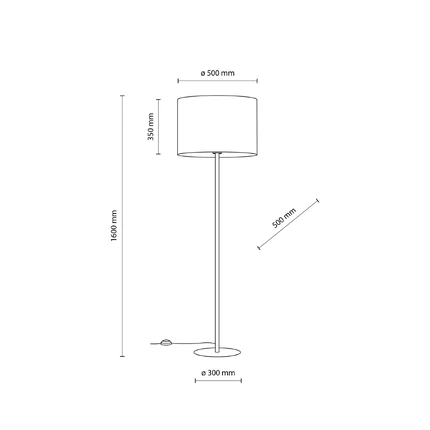 Торшер TK Lighting 16033 Umberto