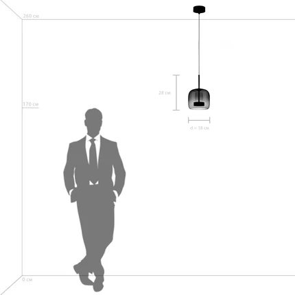 Подвесной светильник Lightstar CUPOLA 804008