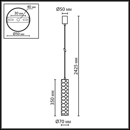 Подвесной светильник Odeon Light SEASHELL 7199/8L