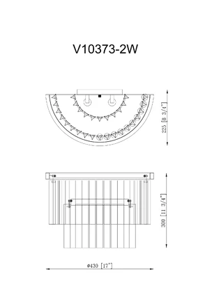 Настенный светильник Moderli AVISTA V10373-2W