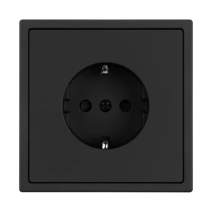 Розетка с/з со шторками NOBE SCT-MEU-SFPL-BK Arlight 054277(1)