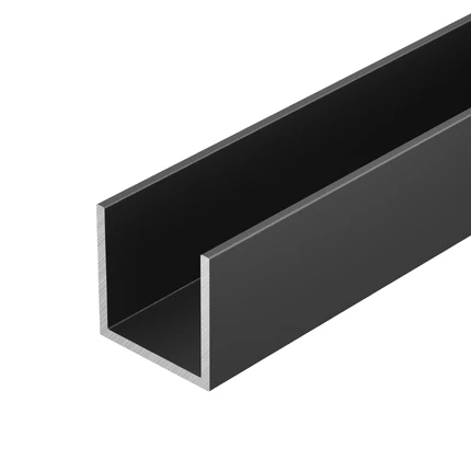 Профиль несветовой декоративный П-образный TECH-2020-3000 BLACK Arlight 063532
