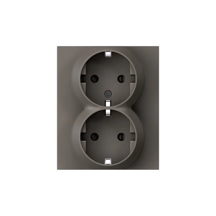 Розетка с/з со шторками Kranz SETE KR-79-0703-3