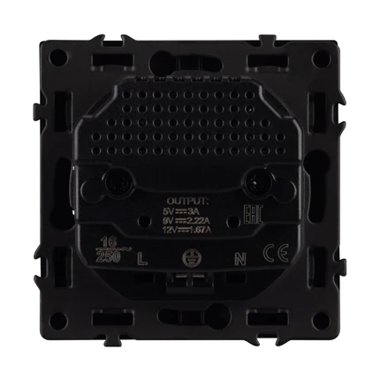 Розетка с/з со шторками + USB SCT-NOBE-MUCC-SFPL-GR Arlight 061816