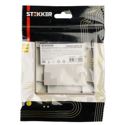 Рамка на 1 пост Stekker КАТРИН 39802