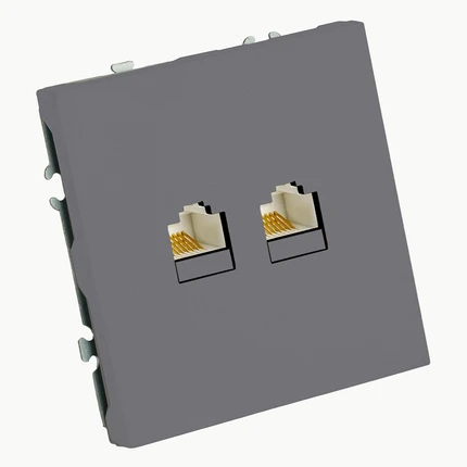 Розетка интернет RJ-45 Stekker ЭМИЛИ 49952