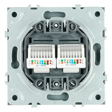 Розетка интернет RJ-45 Stekker ЭМИЛИ 49952