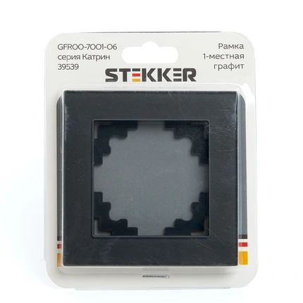 Рамка на 1 пост Stekker КАТРИН 39539