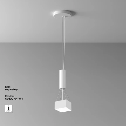 Потолочный светильник Maytoni ZON C032CL-12W4K-SQ-W